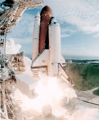 Space Shuttle on Pad